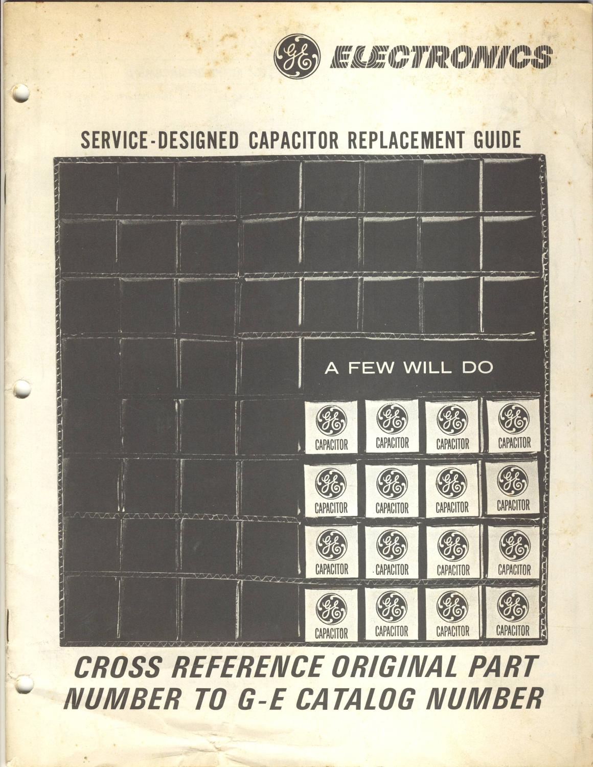 Capacitor Cross Reference Chart