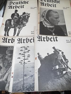 Deutsche Arbeit. Große Ausgabe Zeitschrift des Volksbundes für das Deutschtum im Ausland 1934 Hef...