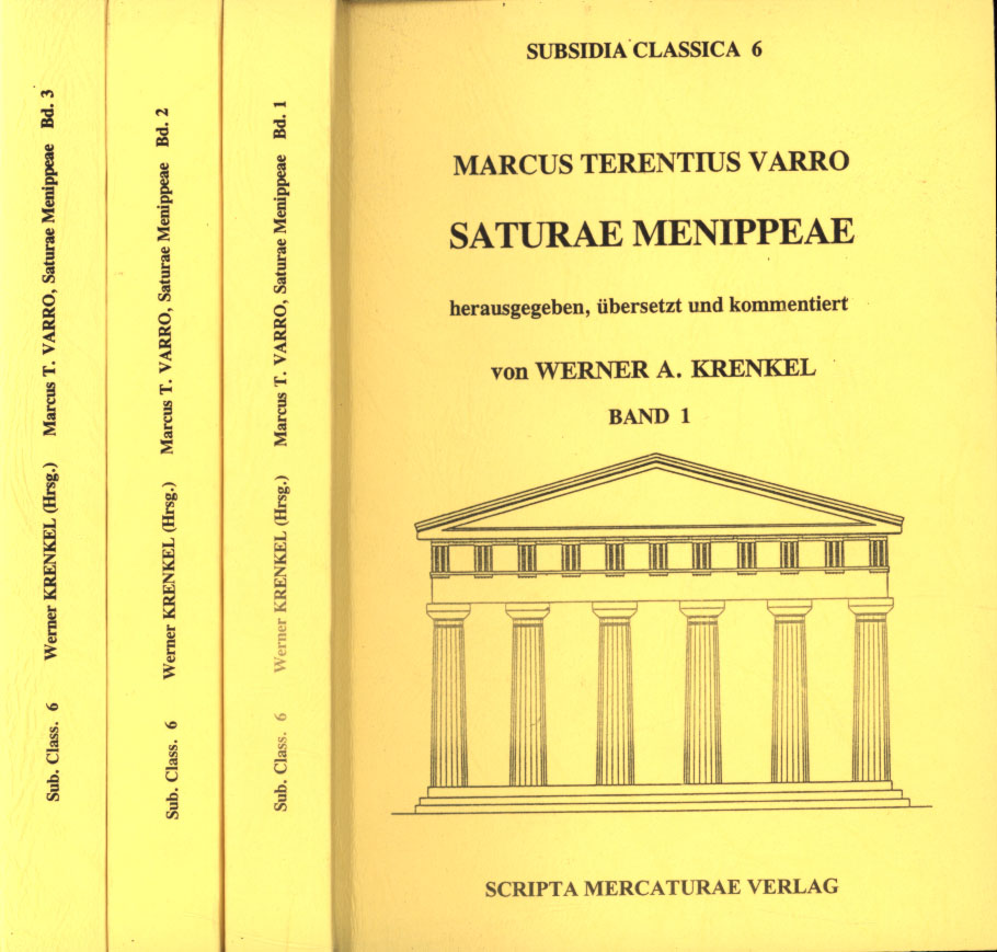 Marcus Terentius Varro - Saturae Menippeae (Subsidia Classica)