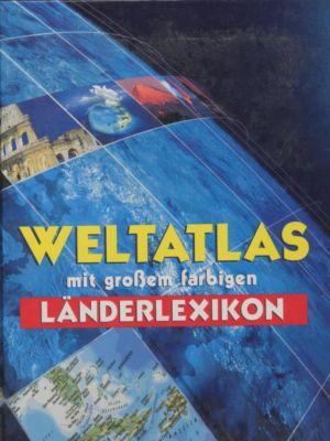 Weltatlas mit großem farbigen Länderlexikon.