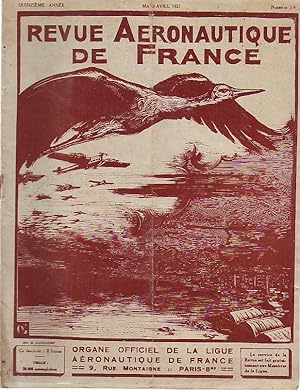 Revue Aéronautique de France N°3-4 de Mars-avril 1925.