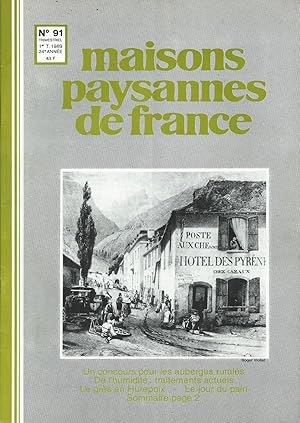 Maisons Paysannes de France - N° 91 - 1989 - 1e trimestre.