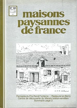 Maisons Paysannes de France - N° 88 - 1988 - 2e trimestre.