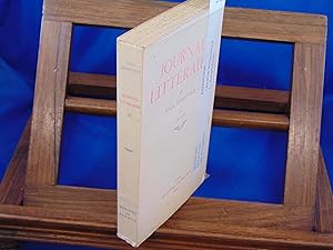 Journal Littéraire II 1907-1909