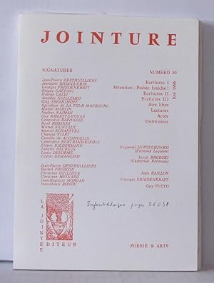 Jointure poésie & arts Numéro 50