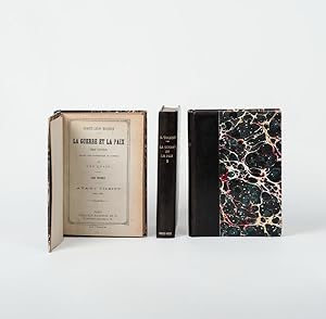 La Guerre et la paix. La rare édition originale française avec ses très rares couvertures conserv...