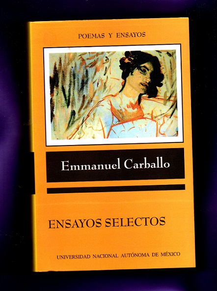 ENSAYOS SELECTOS. - CARBALLO, Emmanuel