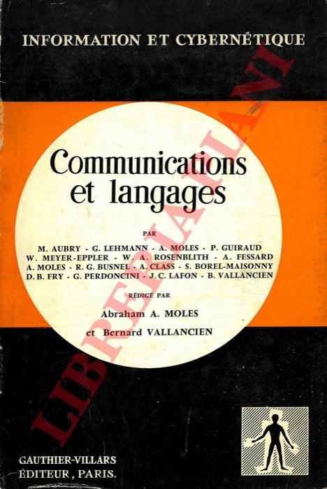 Communications Et Langages By Moles Abraham A Vallancien Bernard 1963 Libreria Piani