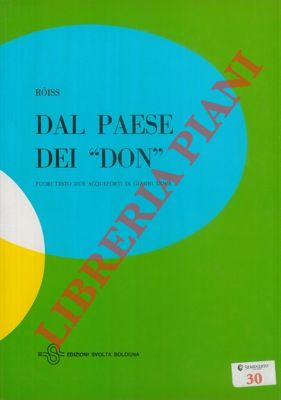 Dal paese dei "Don". Con due acqueforti di Gianni Dova.