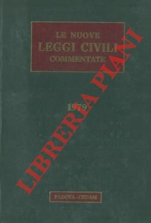 Le nuove leggi civili commentate. 1979.