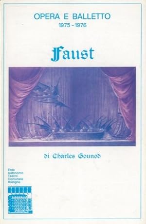 Faust. Opera in quattro atti di Jules Barbier e Michel Carré (in lingua originale) . Musica di Ch...
