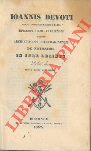 Ioannis Devoti dei et apostolicae sedis gratia episcopi olim ananiensis dehinc archiepiscopi cart...