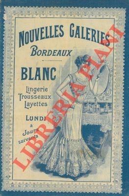 Blanc. Lingerie, trousseaux layettes.