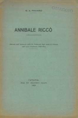 Annibale Riccò.