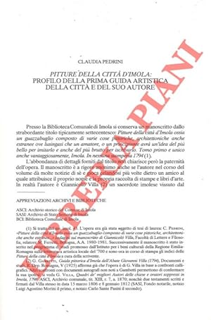 Pitture della città d'Imola: profilo della prima guida artistica della città e del suo autore.