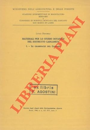 Materiali per lo studio botanico del distretto garganico. Le gramigne del Gargano.