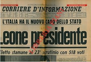 Leone Presidente. L'Italia ha il nuovo Capo dello Stato.