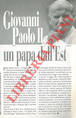 Giovanni Paolo II, un papa dell'Est.