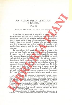 Catalogo della ceramica di Roselle. Parte I.