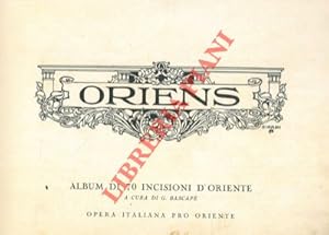 Oriens. Album di 70 incisioni d'Oriente.