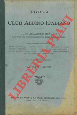 Rivista del Club Alpino Italiano. Pubblicazione mensile.