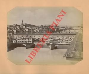 Firenze. Ponte vecchio rifondato nel 1855.