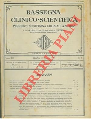 Rassegna clinico - scientifica. Periodico di dottrina e di pratica medica