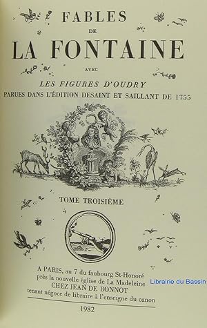 Fables de La Fontaine, Tome Troisième