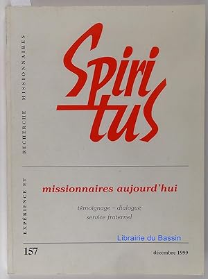 Spiritus n°157 Missionnaires aujourd'hui