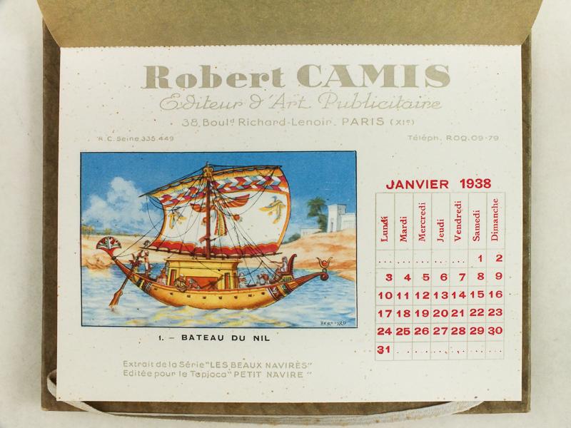 Calendrier 1938 Pour 1938 Les meilleurs voeux de Robert Camis [ 12