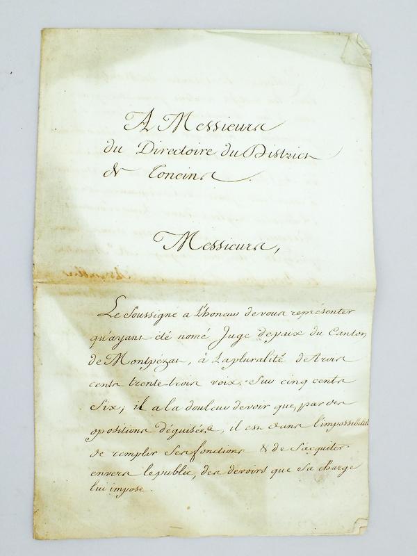 remplir une lettre verte