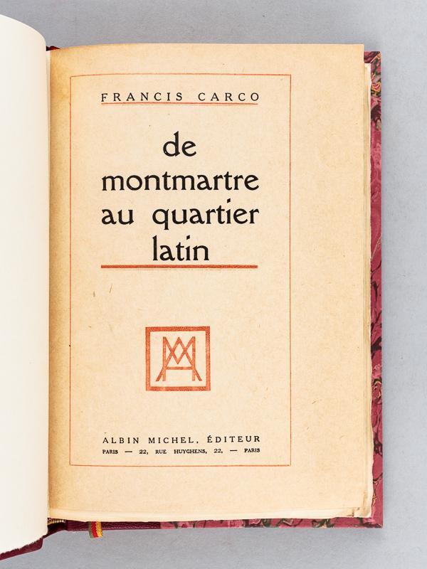 De Montmartre au Quartier Latin (French Edition)