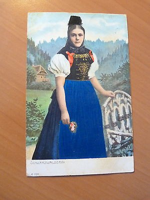 CPA-AK-Schwarzwälderin-Schwarzwald-Forêt-Noire-Costume-Folklore-Baden-Würtemberg