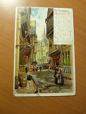 CPA-AK-Die Saalgasse im alten Frankfurt am Main-Land Hessen-1908