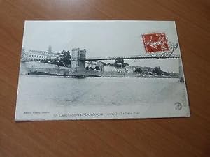 CPA-Castillon-sur-Dordogne-Gironde. Le vieux pont-1917