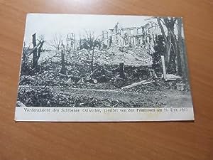 CPA-Alsace-14-18-WW I-Ruines du château d'Ollwiller-Wuenheim-Hartmannswiller