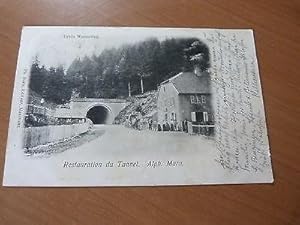 CPA-Restauration du Tunnel, Alph. Mura-Tunnel Urbès-Wesserling-Alsace-1904