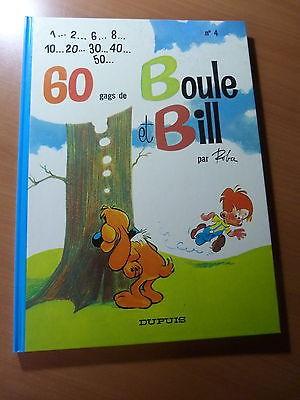 BD-60 gags de Boule et Bill-N° 4-Dupuis-Réédition d'Avril 1982-TBE