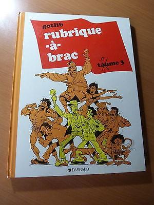 Gotlib. Rubrique-à-brac-BD-Tome 3-Réédition de 1985