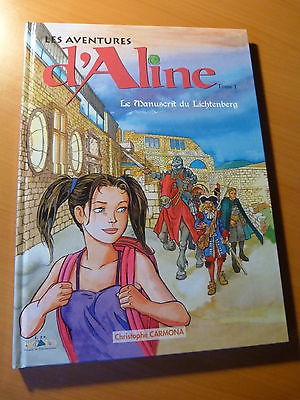 Les aventures d'Aline.Le manuscrit du Lichtenberg-Alsace-BD-Vosges du nord-2011