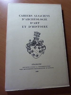 Cahiers alsaciens d'archéologie d'art et d'histoire. Tome II de 1958