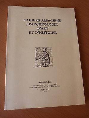 Cahiers alsaciens d'archéologie d'art et d'histoire. Tome XXIX de 1986