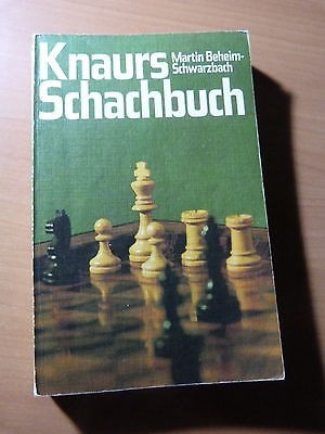 Knaurs Schachbuch-Ein Jahrhundert Schach in Meisterpartien-Jeu d'échecs-1972
