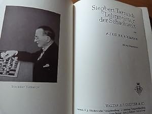 Siegbert Tarrasch lehrmeister des Schachwelt-Jeu d'échecs-Schach-1963