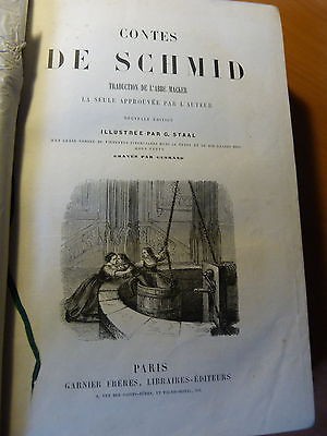 Contes de Schmid-Traduction de l'abbé Macker-Illustré par G. Staal