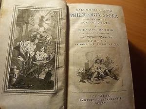 Philologia Sacra His Temporibus Accommodata-Salomon Glass-2 vols 1776/1795