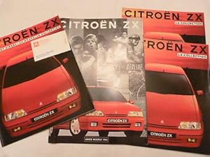 Lot de 4 catalogues publicitaires pour les modèles Citroën ZX