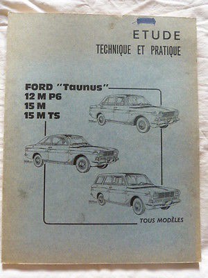 RTA-Revue technique automobile-Ford Taunus 12 MP6-15M-15 M TS-Tous modèles