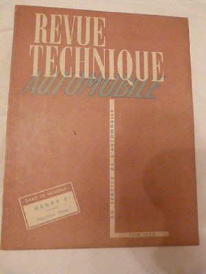 RTA-Revue technique automobile-Kaiser Henry J. Boîte Opel Synchromesh 1950