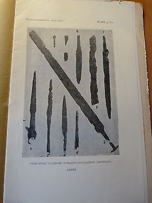 La nécropole barbare d'Imling-Xouxange et ses rites funéraires-Archéologie-1930